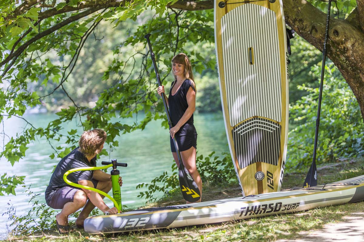 Inflatable SUP Setup Steps