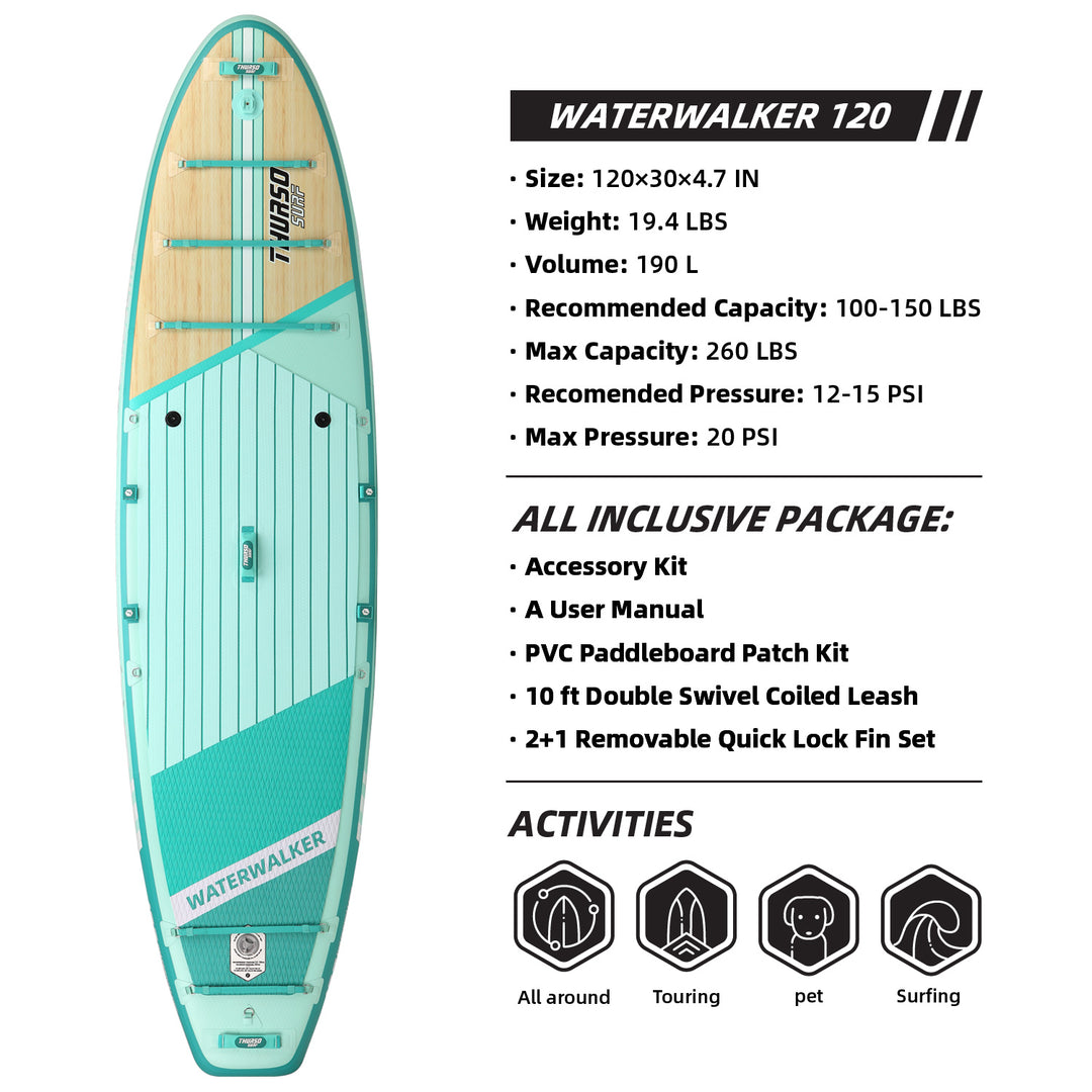 Waterwalker 120 10' All-around Paddle Board