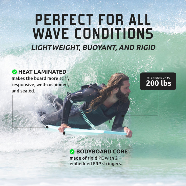 THURSO SURF 42'' Body Boards Turquoise quality