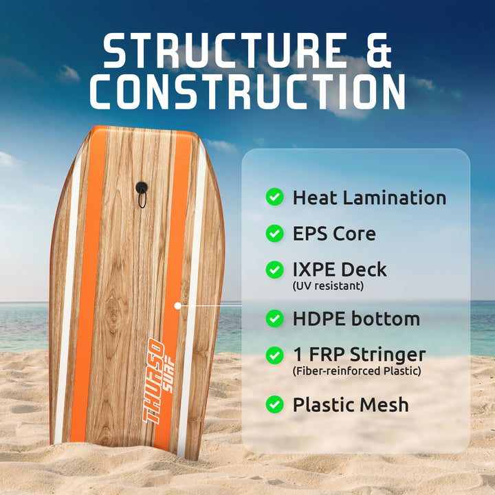 THURSO SURF Quill 42'' Bodyboard construction