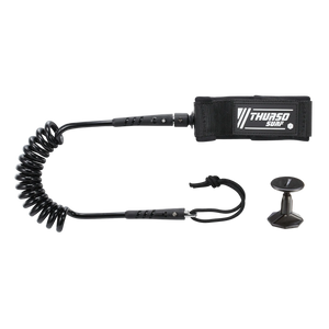 Double Swivels Coiled Wrist Leash