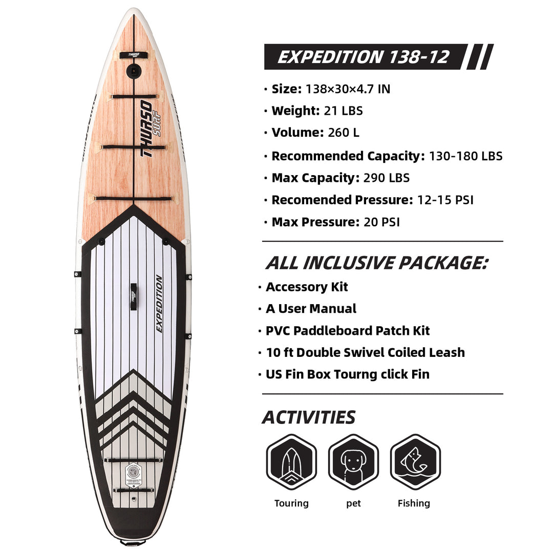 Expedition 138 11'6 Touring Paddle Board