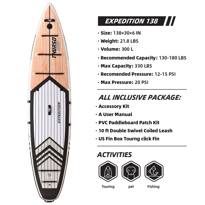 Expedition 138 11'6 Touring Paddle Board