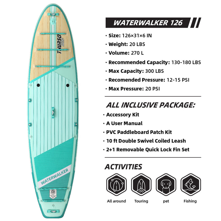Waterwalker 126 10'6 All-around Paddle Board