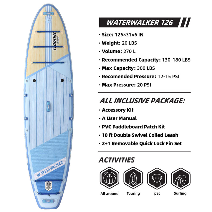Waterwalker 126 10'6 All-around Paddle Board