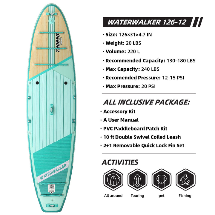 Waterwalker 126 10'6 All-around Paddle Board