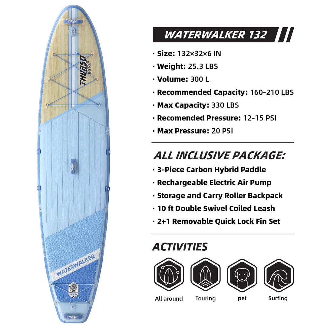 Waterwalker 132 11' All-around Paddle Board 2024