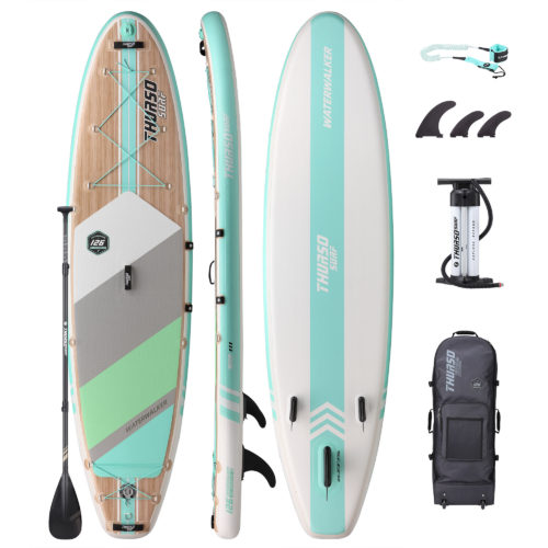 stand up paddle board waterwalker 126 turquoise package thurso surf