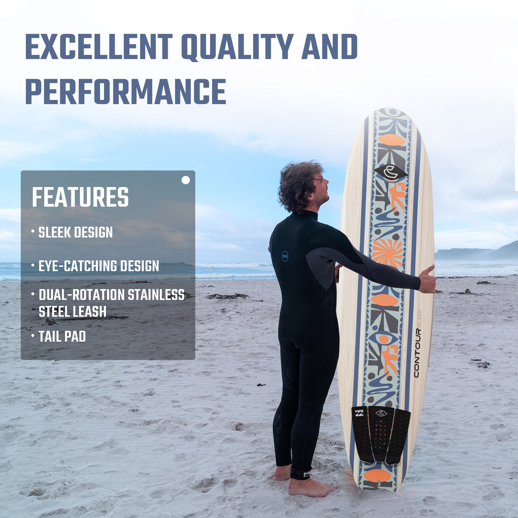 Prancha de Surf de Espuma 7 Pés | Billabong x THURSO Aero – Thurso