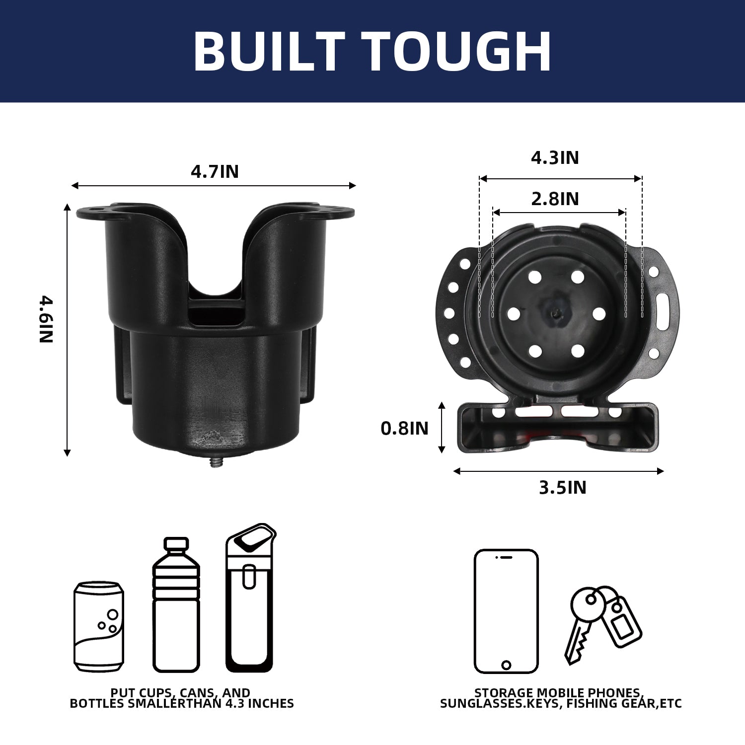 DYLEN Plateau Porte-gobelet De Voiture, Adaptateur | WhichOne