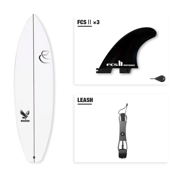 Shortboard époxy Garuda 6&