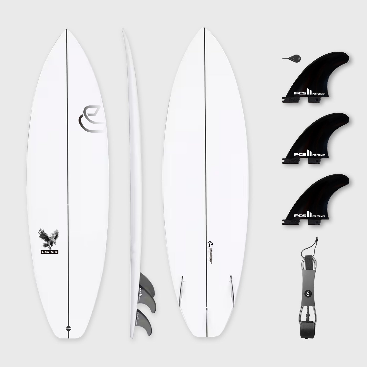 High Performance Shortboard Garuda 6'1