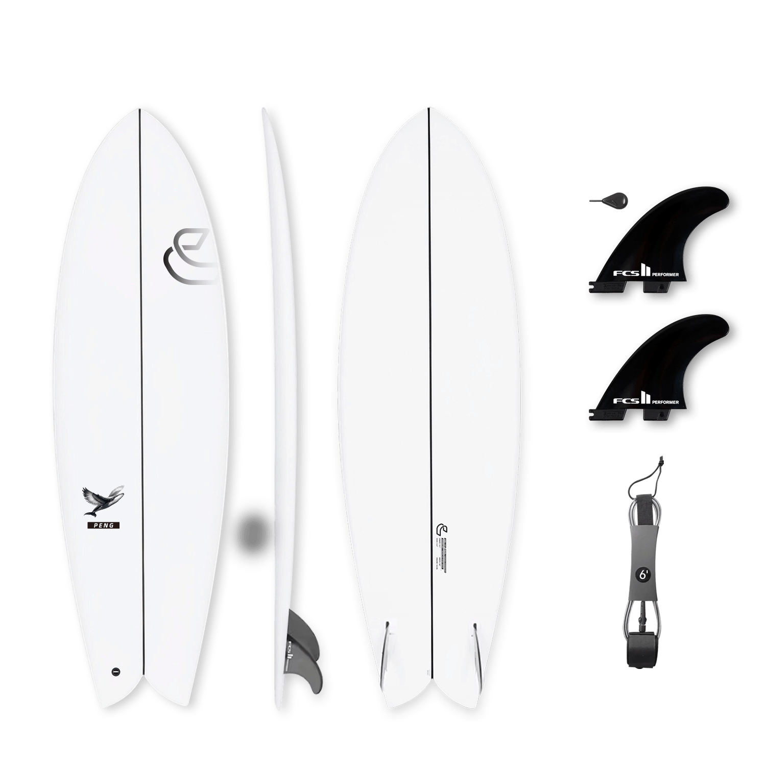 5'8 Surfboard | KUNPENG Epoxy Shortboard – Thurso Surf