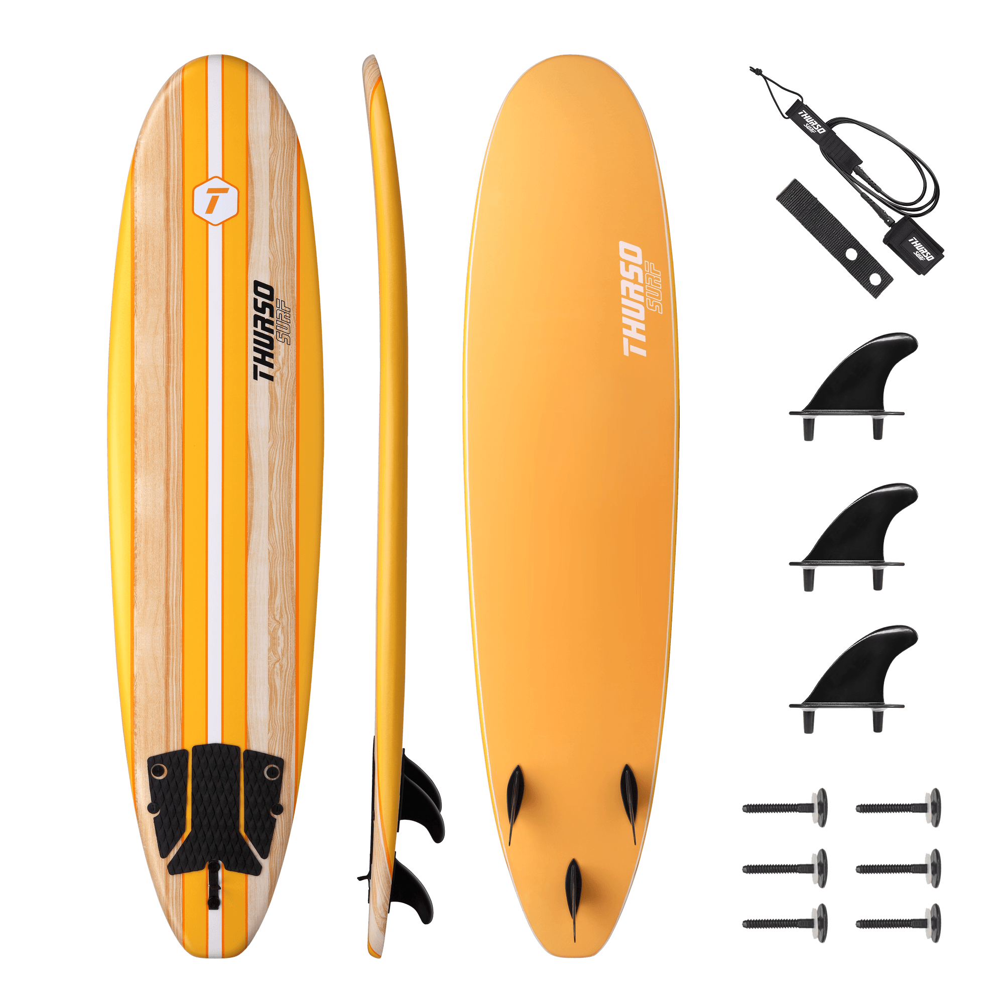 8 Foot Foam Surfboard for Beginners | Spire 8' Soft Top Longboard