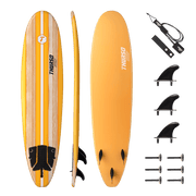 8 Foot Foam Surfboard for Beginners | Spire 8' Soft Top Longboard ...