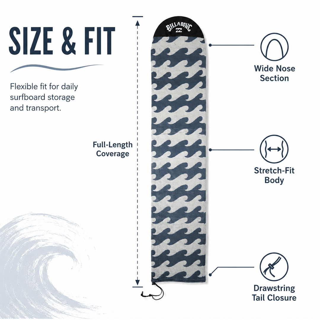 Billabong x Thurso Surf Jacquard Surfboard Sock Cover