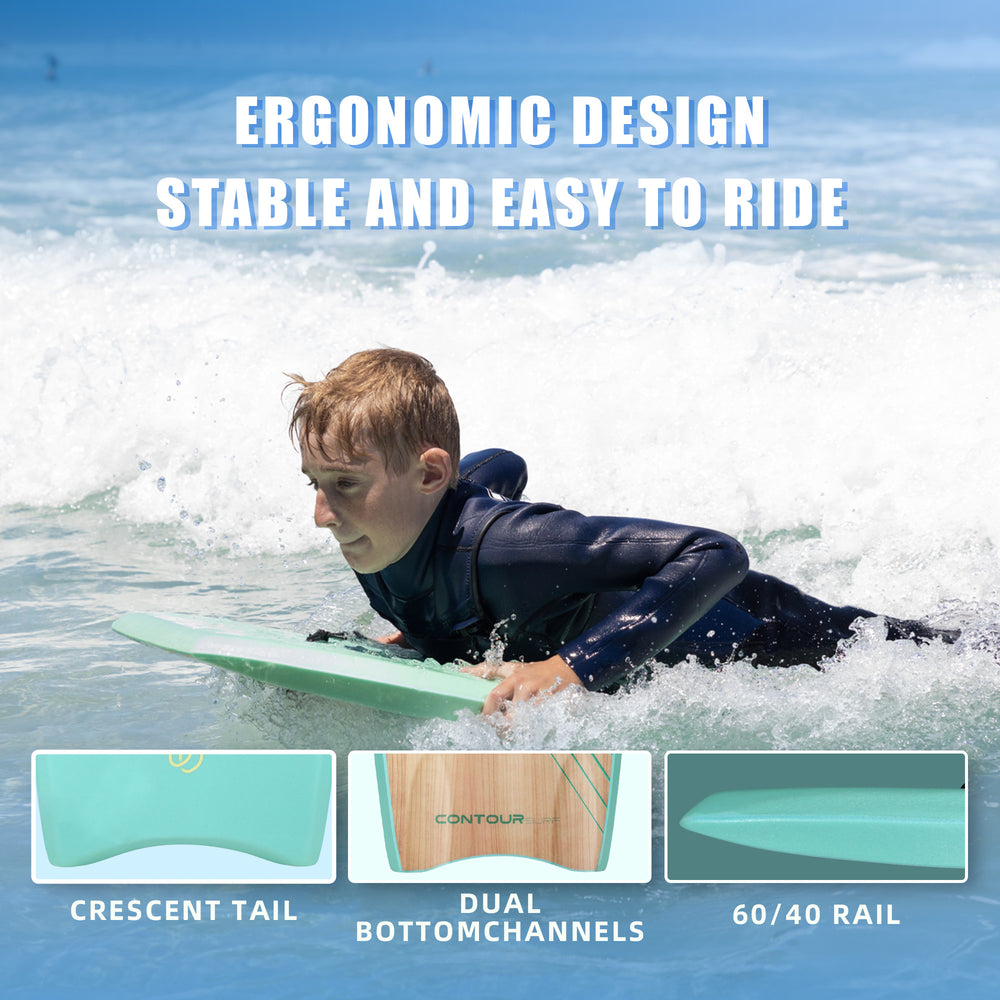 THURSO SURF Reed Turquoise Body Board 33 Inches design