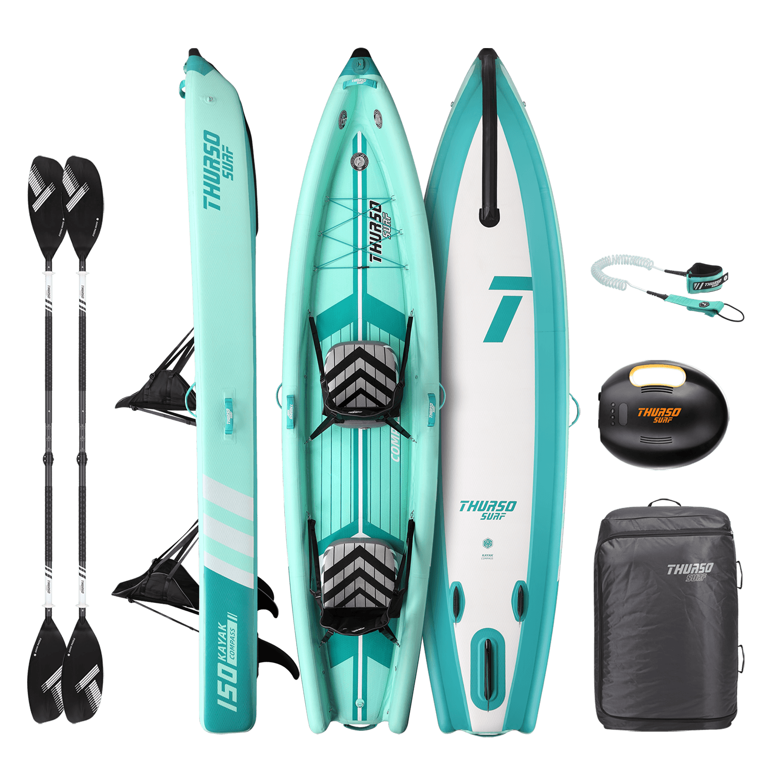 Compass 150 12'6 Inflatable Tandem Kayak