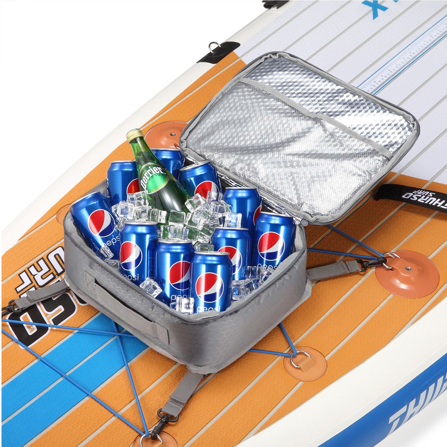 LOD PRODUCTS × 1SLOW PRODUCTS SO-DECK BK paddle-board-deck-bag-cooler-