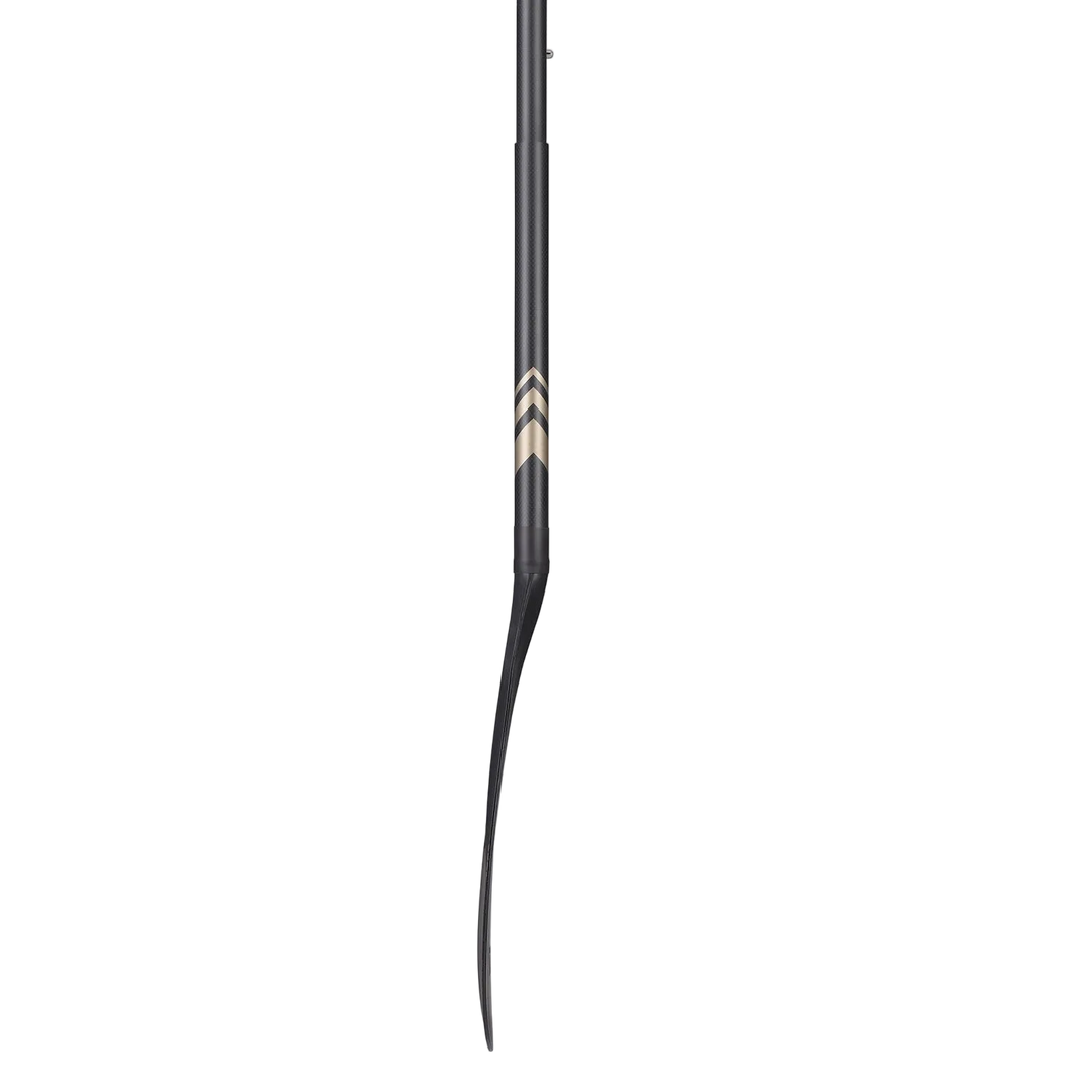 Black blade on a white background