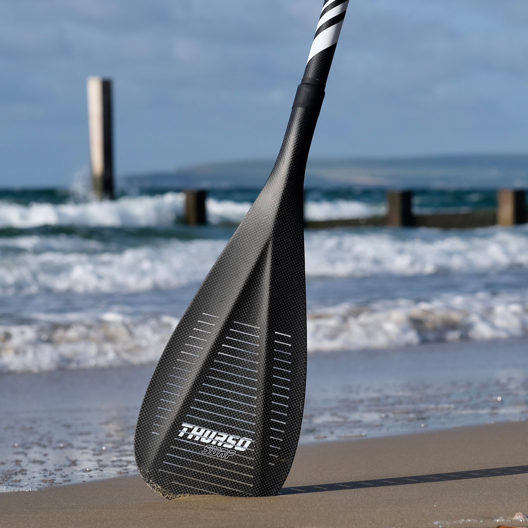SUP Carbon Elite Slitted Paddle – THURSO SURF