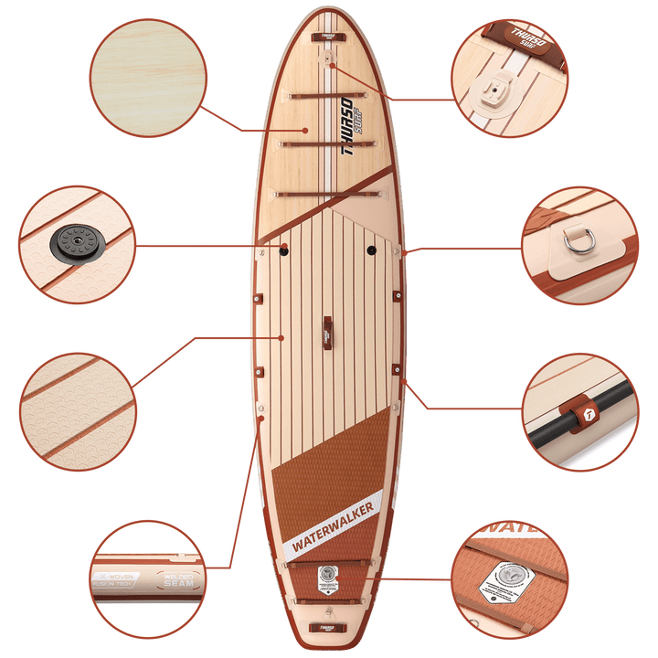 Waterwalker 132 planche à pagaie polyvalente 11&