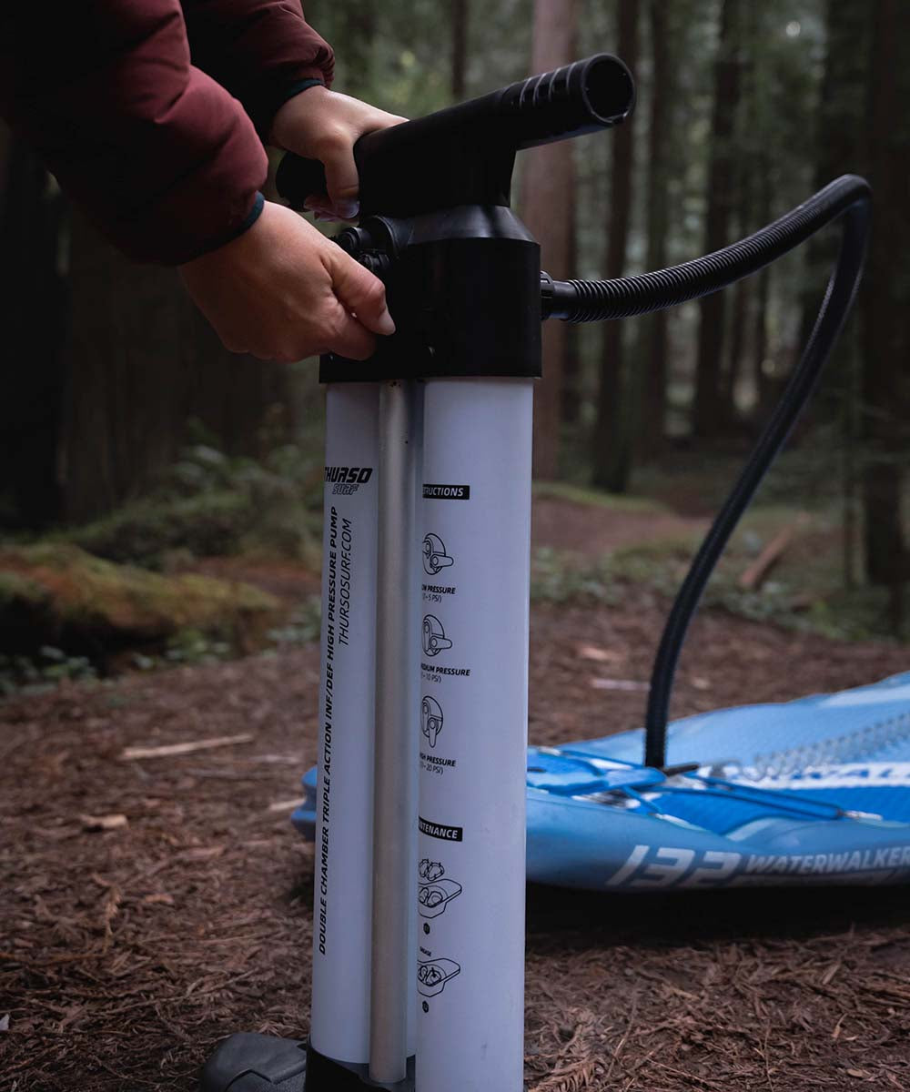 Dual Chamber Triple Action SUP Pump | SUP Accessories | THURSO SURF