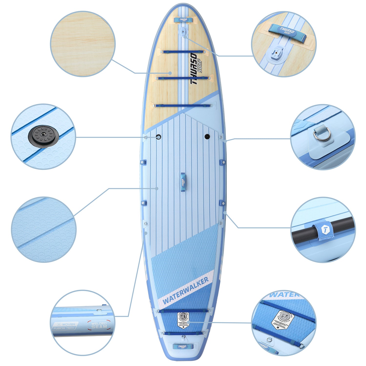 Waterwalker 126 10'6 All-around Paddle Board | THURSO SURF Waterwalker 126 10'6 All-around Paddle Board | THURSO SURF