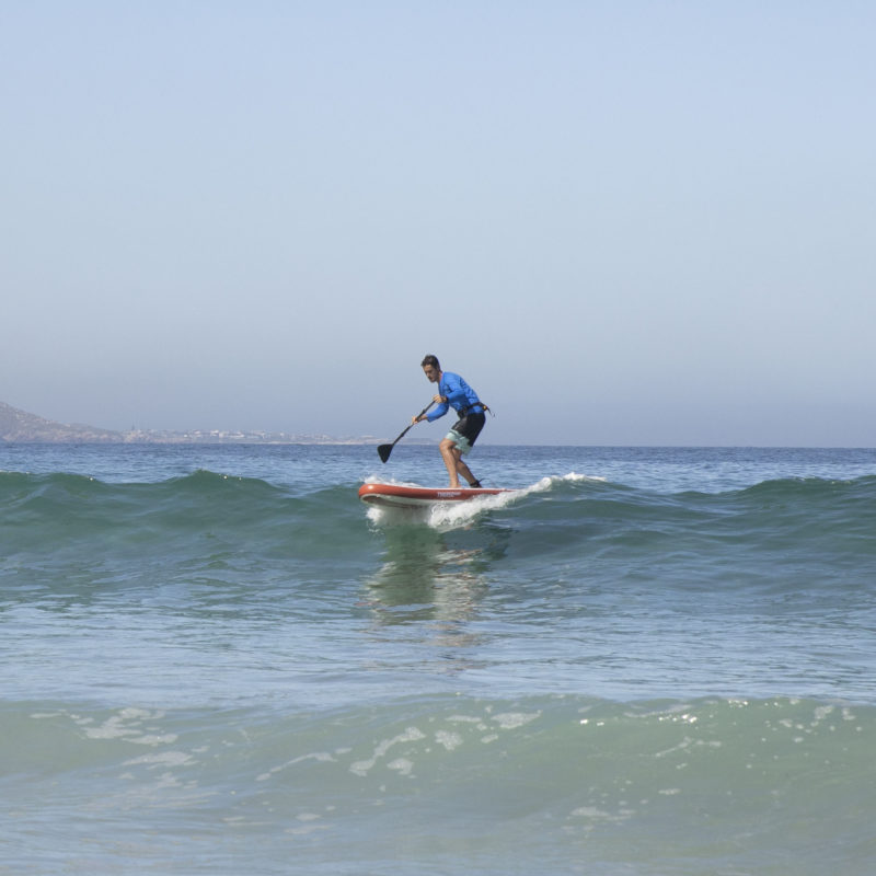 thurso surf waterwalker 120 2021 crimson man surfing
