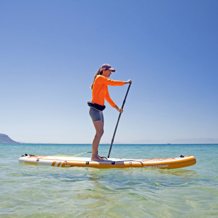 thurso surf waterwalker 120 2021 tangerine woman stand up paddling