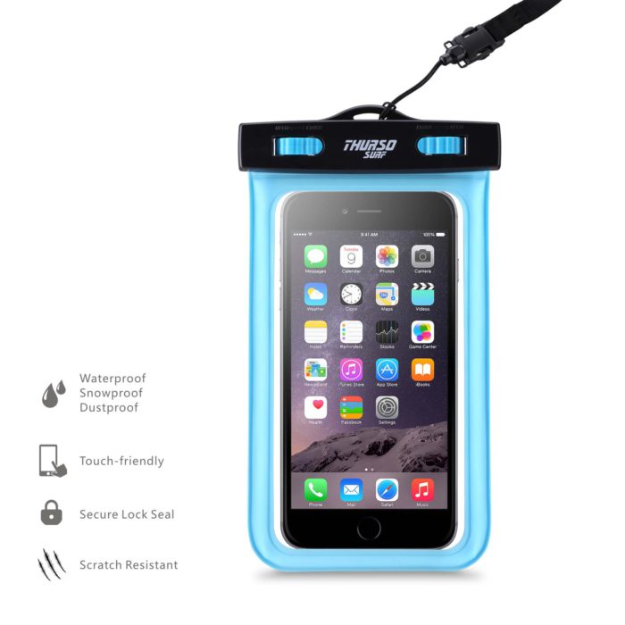 thurso surf waterproof cell phone case pouch