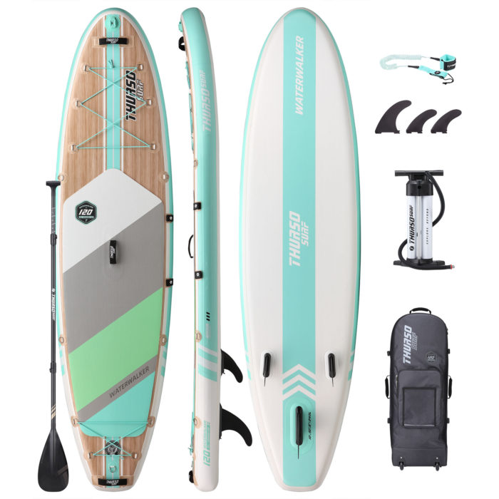 stand up paddle board waterwalker 120 turquoise package thurso surf