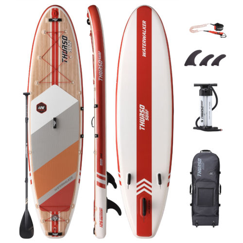 stand up paddle board waterwalker 126 crimson package thurso surf