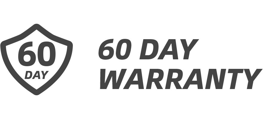 60 DAY warranty